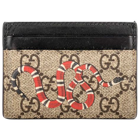 gucci cardholder pink|gucci snake credit card holder.